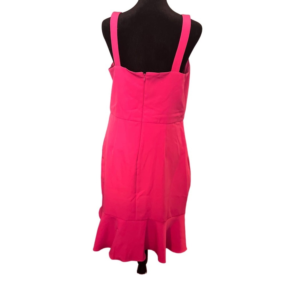 BCBG Pink Dress with Ruffle - Picture 3 of 4